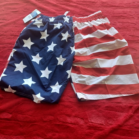 Kanu Surf Swim Trunks XXL - American Flag - Picture 4 of 7